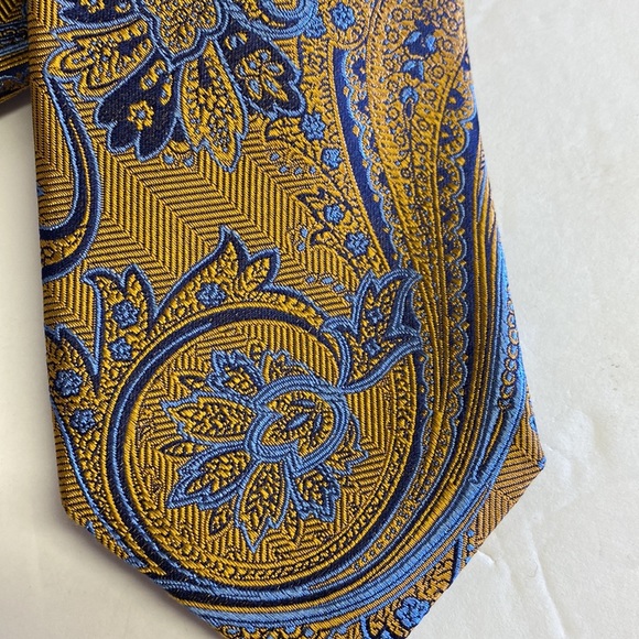 Men paisley silk tie - Picture 5 of 5